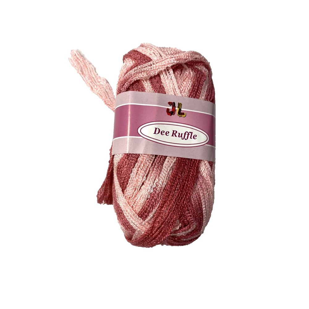 1 skin JL dee ruffle yarn pinks color 318